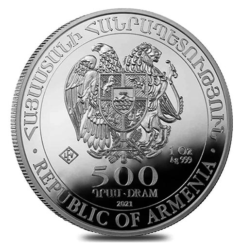 2021 Armenia Noah's Ark 1oz silver