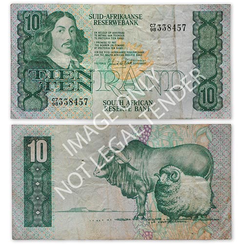 South Africa GPC De Kock 3rd Issue R10
