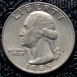 1985 USA Quarter Dollar Philadelphia